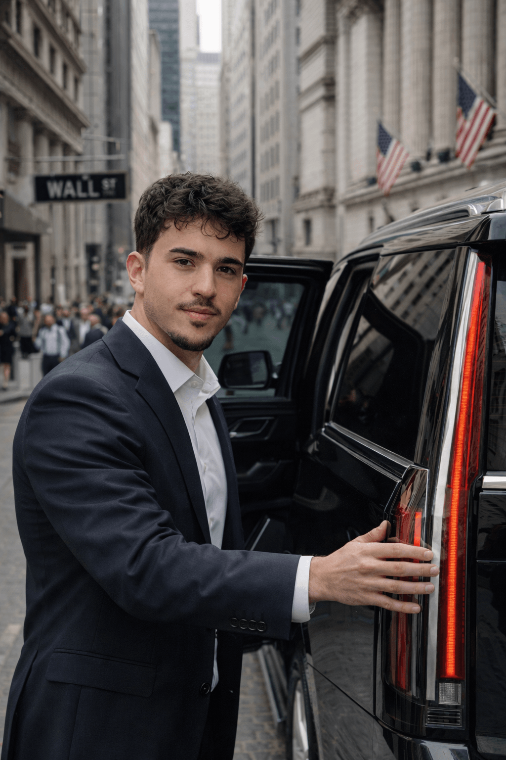 Relja Bulajic, founder of Vael, on Wall Street.